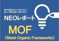 NEOレポート(金属有機構造体MOFの米国特許情報に注目)